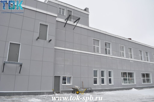 Завершен монтаж систем вентилируемых фасадов ГБУ 